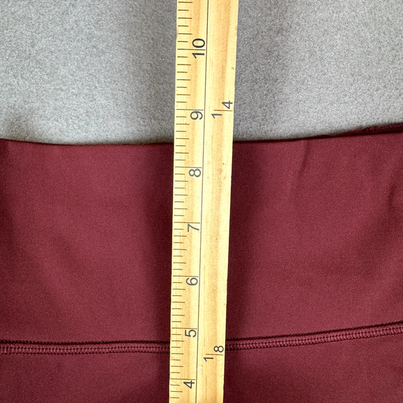 Lululemon Size 4 Wunder Under High Rise Mesh Tight 27" Garnet Burgundy Purple - Picture 6 of 9